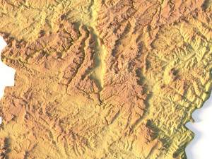 Luxembourg STL 3Dプリントモデル