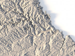 Luxembourg STL 3Dプリントモデル