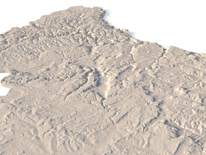 Luxembourg STL 3Dプリントモデル
