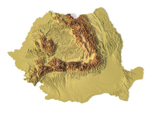 Rum&auml;nien STL 3D Druckmodell