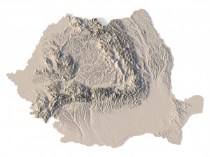 Romania STL 3D Принт Модель