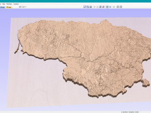 Lithuania STL 3D-printmodel