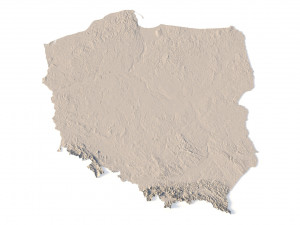 Poland STL Modello di stampa 3D