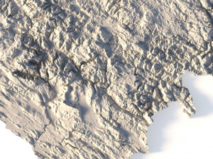 Bosnia and Herzegovina STL 3D Baskı Modeli