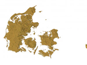 Denmark STL 3D Print Model