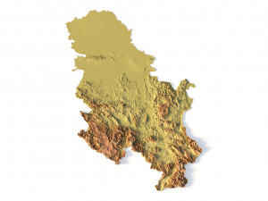Serbia STL Model Cetak 3D
