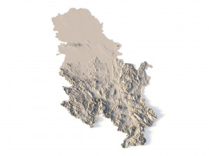 Serbia STL Model Cetak 3D
