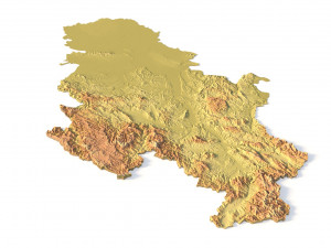 Serbia STL Model Cetak 3D
