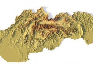 Slovakia STL 3D Baskı Modeli