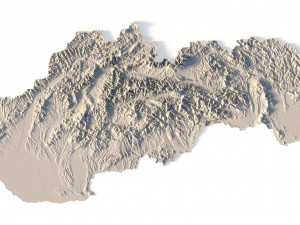 Slovakia STL 3D Baskı Modeli