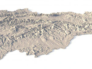 Slowakei STL 3D Druckmodell