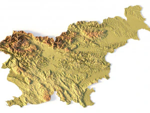 Slovenia STL 3D Print Model