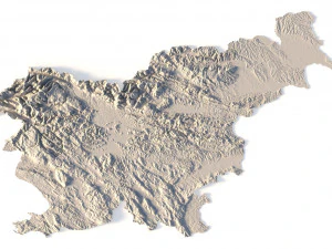 Slovenia STL 3D Print Model