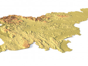 Slovenia STL Modelo de Impressão 3D