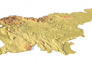Slovenia STL 3D Print Model