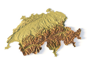 Switzerland STL 3D Print Model