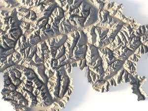 Switzerland STL Model Cetak 3D