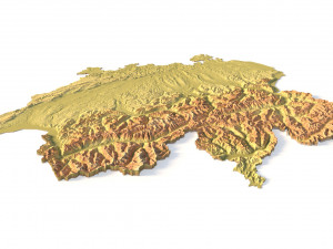 Switzerland STL Model Cetak 3D