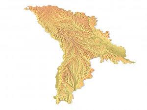 Moldova STL 3D Print Model