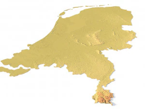 Netherlands STL 3D Print Model