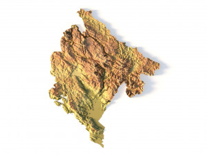 Montenegro STL 3D Baskı Modeli