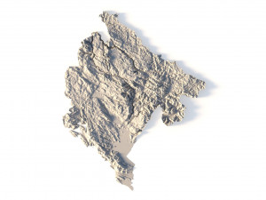 Montenegro STL 3D Baskı Modeli