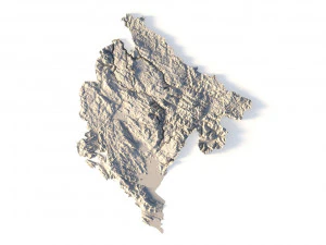 Montenegro STL 3D Print Model