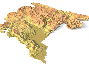 Montenegro STL 3D Baskı Modeli