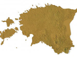 एस्टोनिया एसटीएल 3D प्रिंट मॉडल