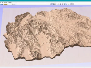 North Macedonia STL 3D Print Model