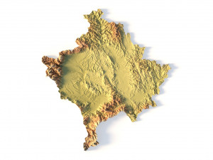 Kosovo STL 3D Print Model
