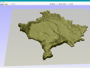 Kosovo STL 3D Print Model