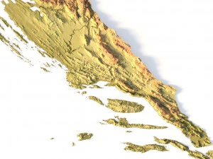 Croatia STL 3D Print Model