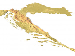 Croatia STL Model Cetak 3D