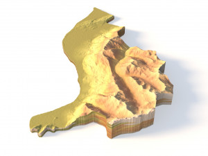 Liechtenstein STL 3Dプリントモデル