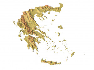 Greece STL 3D Print Model