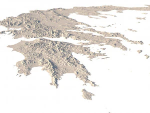 Greece STL 3D Print Model
