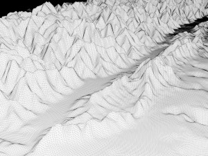 Taiwan 3D relief without water C4D OBJ STL Model 3D