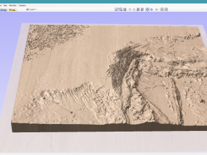 Taiwan 3D relief without water C4D OBJ STL Model 3D