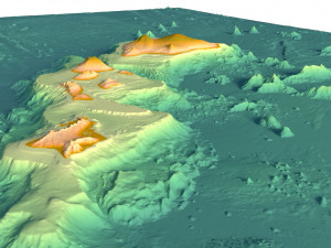 Hawaii 3D relief without water C4D OBJ STL 3D Model