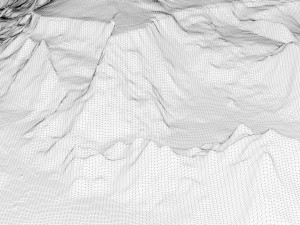 Hawaii 3D relief without water C4D OBJ STL 3D Model