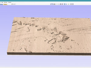 Hawaii 3D relief without water C4D OBJ STL 3D Model