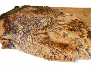 United States 3D relief C4D OBJ STL 3D Модель