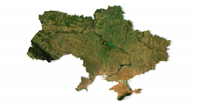 Ukraine 3D relief C4D OBJ STL 3D Модель .c4d .max .obj .3ds .fbx .stl .blend 