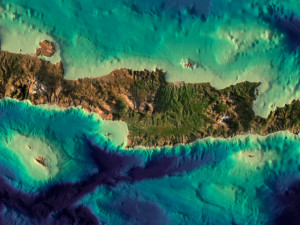 Crete relief without water C4D STL 3D Модель