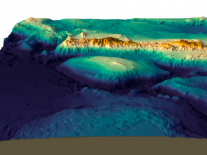 Crete relief without water C4D STL 3D Модель
