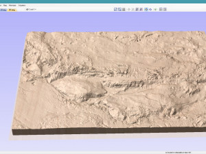 Crete relief without water C4D STL 3D Модель