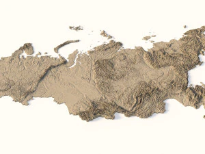 Russia C4D STL 3D Model