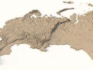 Russia C4D STL Modèle 3D