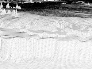 Antarctica 3D map with ice C4D STL 3D Model